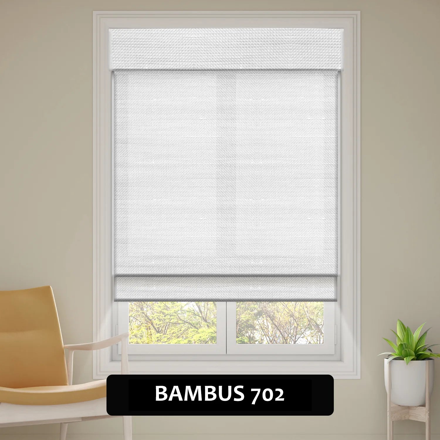 SmartWings Raffrollos aus Bambus & Holz 70% Verdunkelung Orithyia