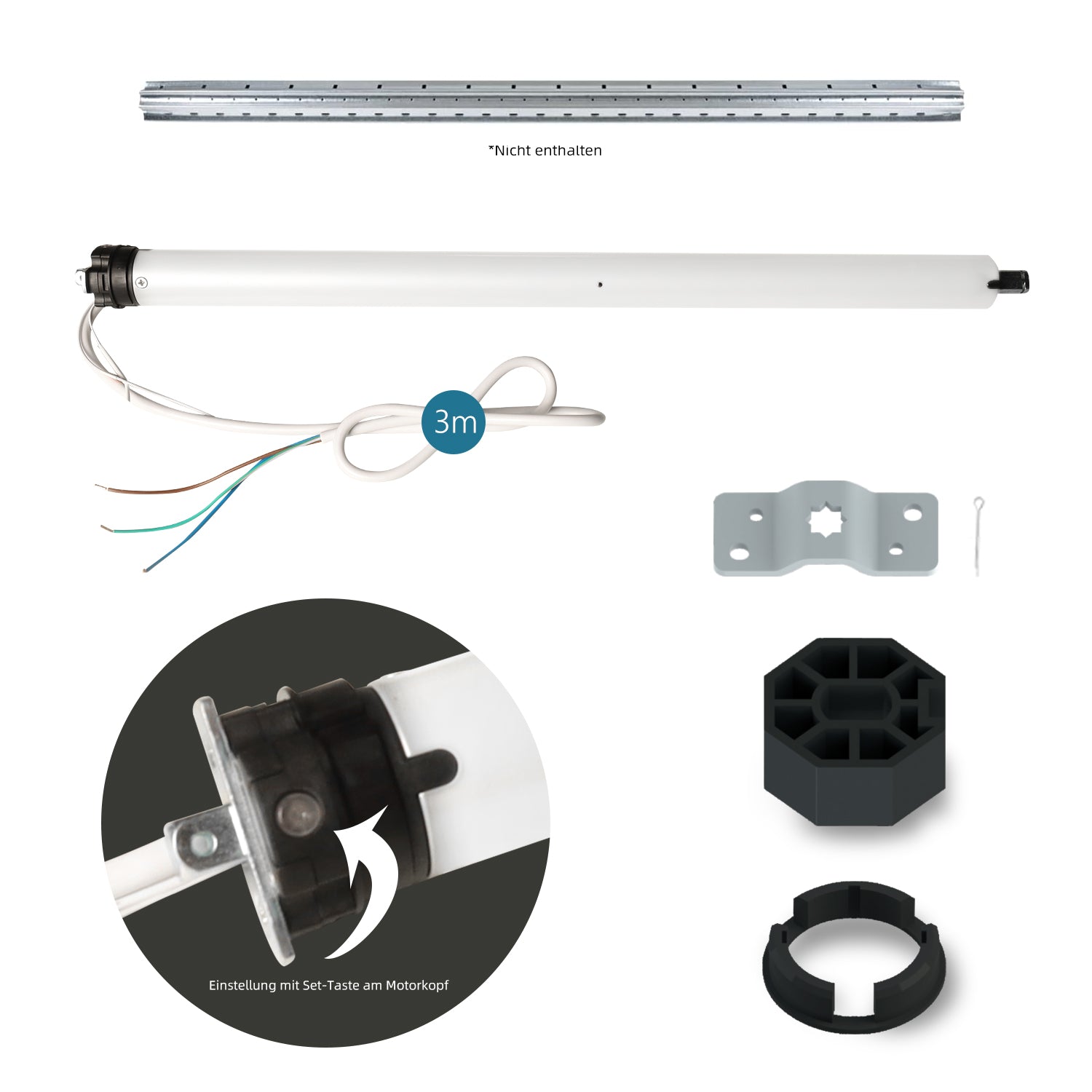 SmartWings Smart Rolladenmotor elektrische Endabschaltung