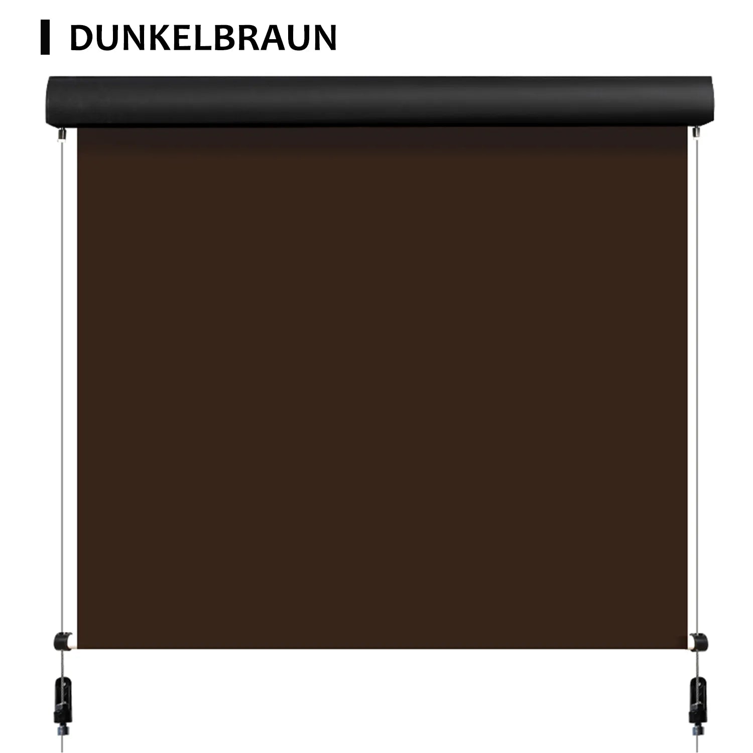 SmartWings elektrische Senkrechtmarkise mit Solar Sonnenschutz 1%3%5% Öffnungsgrad