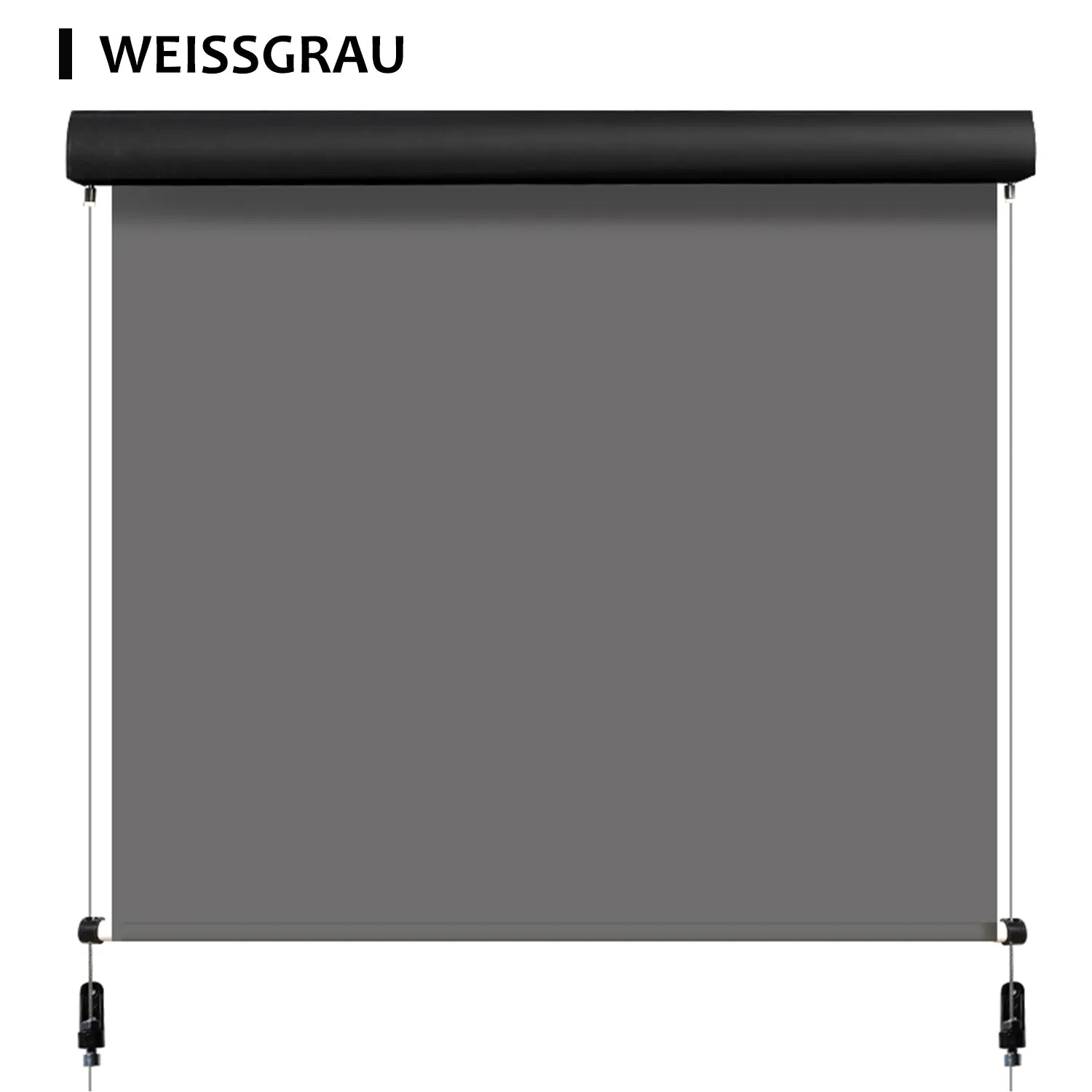 SmartWings elektrische Senkrechtmarkise mit Solar Sonnenschutz 1%3%5% Öffnungsgrad