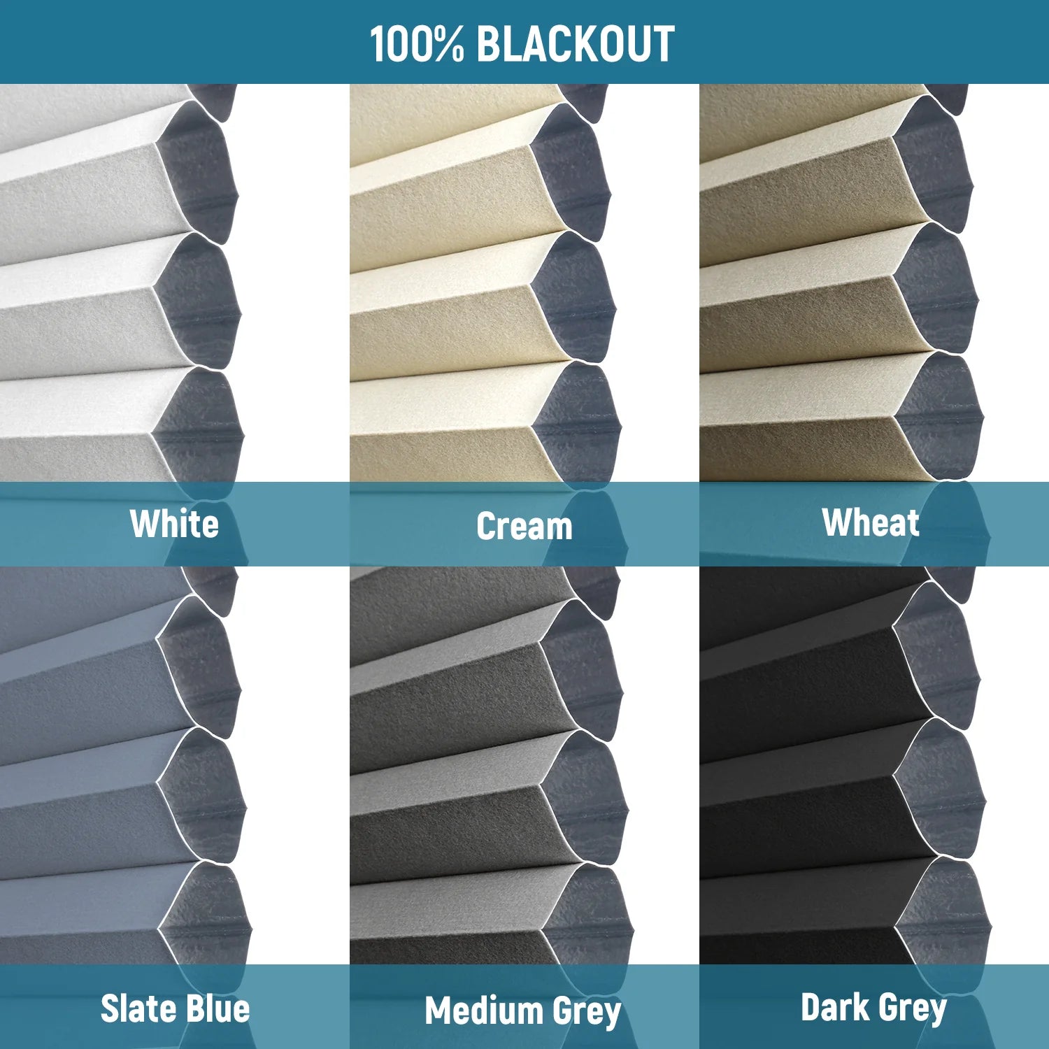 Wabenplissees Stoffmuster Nowa