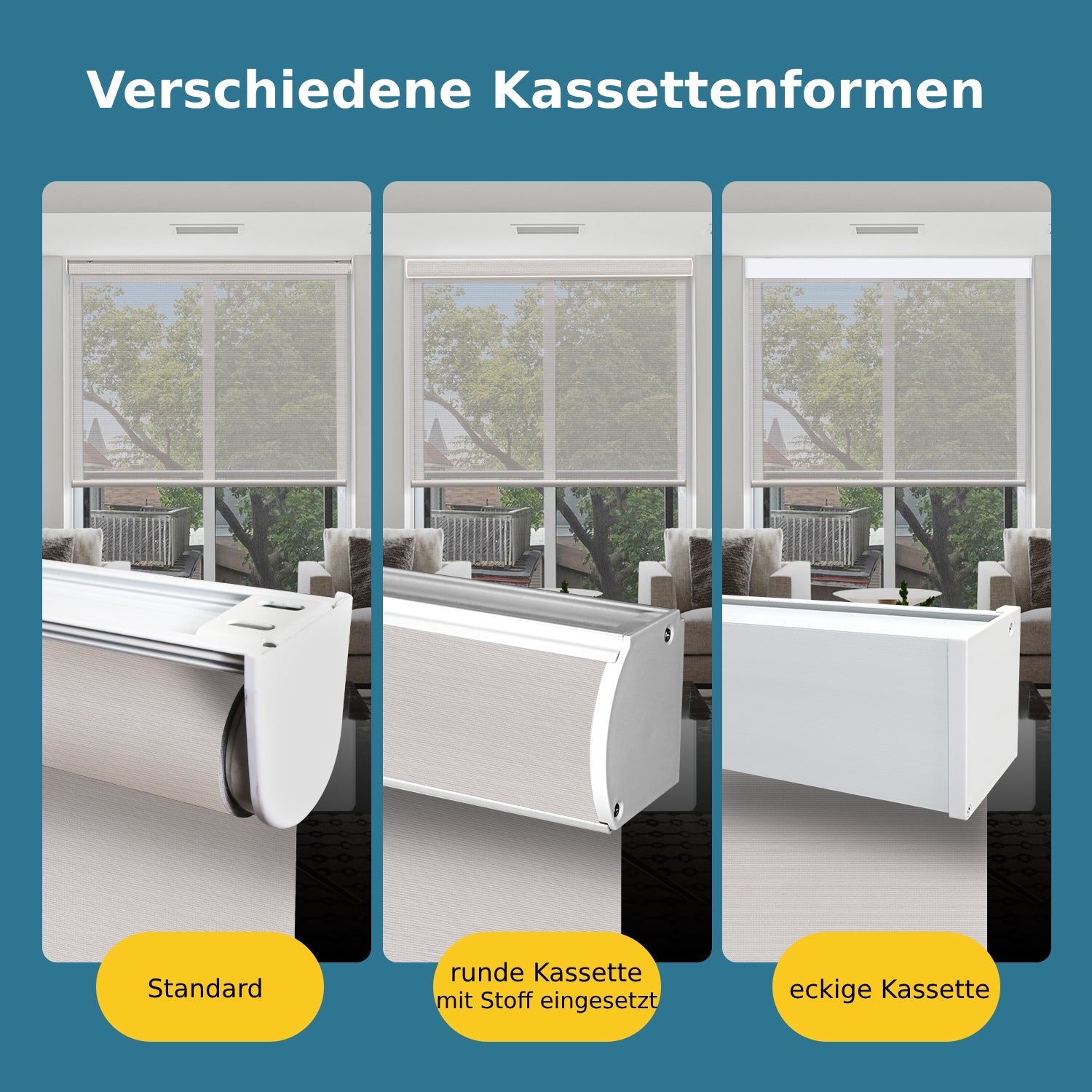 SmartWings festverdrahtete Rollos DC 12V 50% lichtdurchlässig PVC-Frei