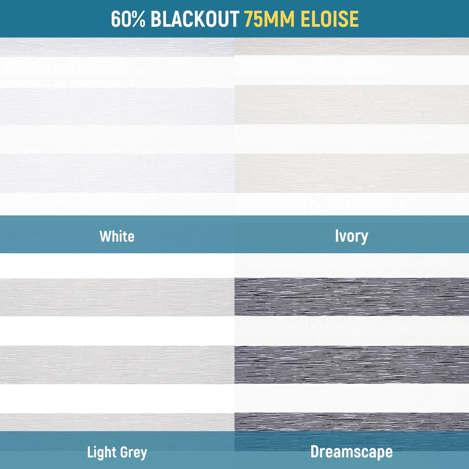 Zebra Doppelrollos Stoffmuster