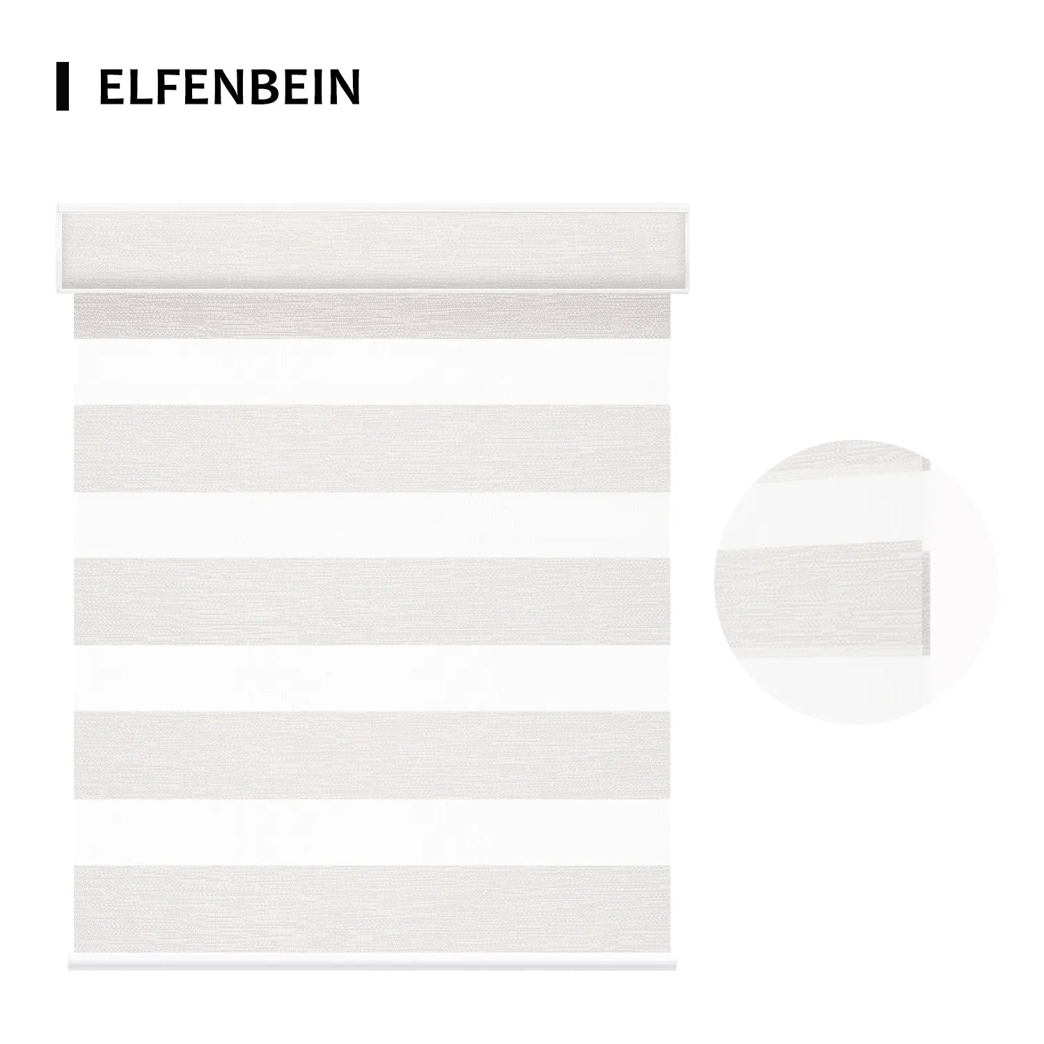 SmartWings Smart Zebra Doppelrollos elektrisch 60% lichtdurchlässig 75mm Eloise