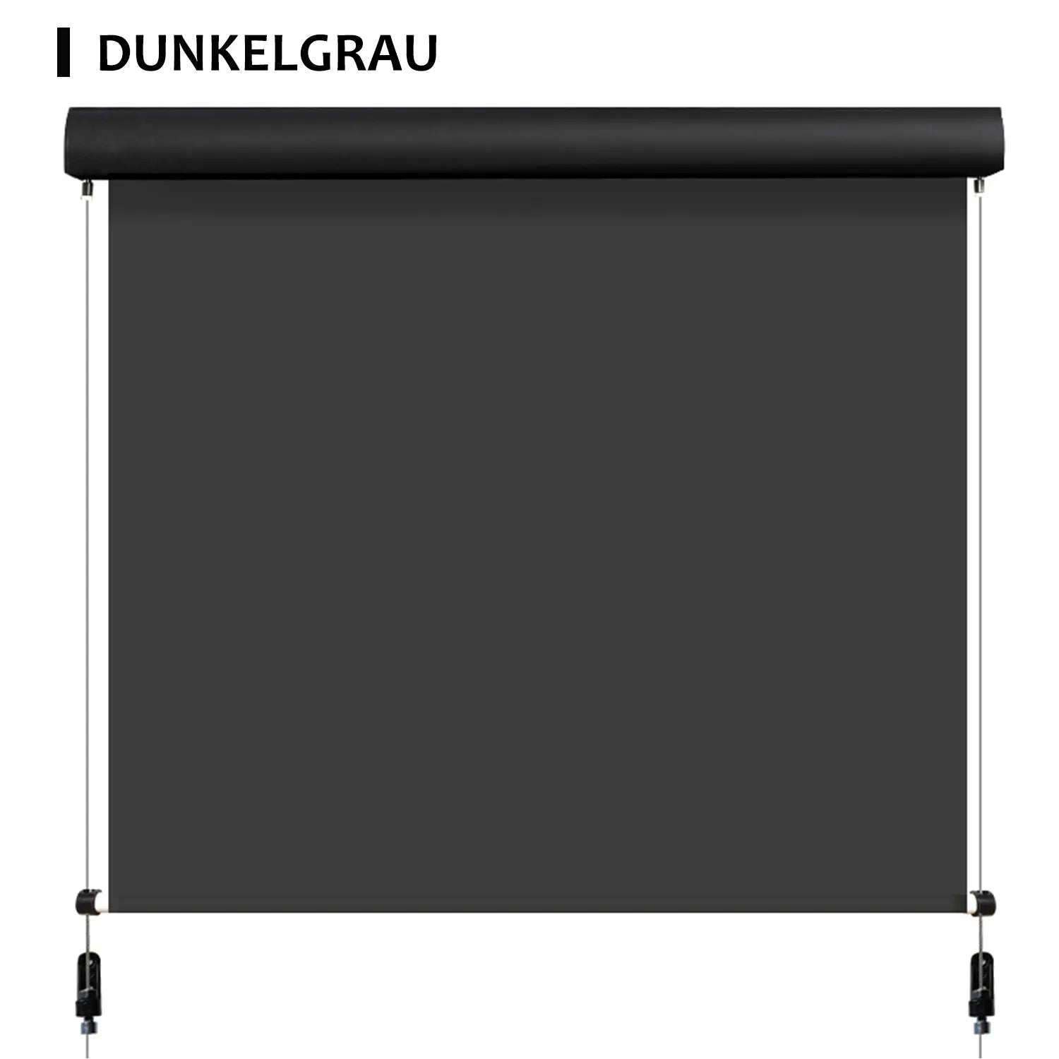 SmartWings elektrische Senkrechtmarkise mit Solar Sonnenschutz 1%3%5% Öffnungsgrad