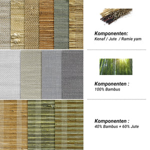 SmartWings Raffrollos aus Bambus & Holz 70% Verdunkelung Orithyia