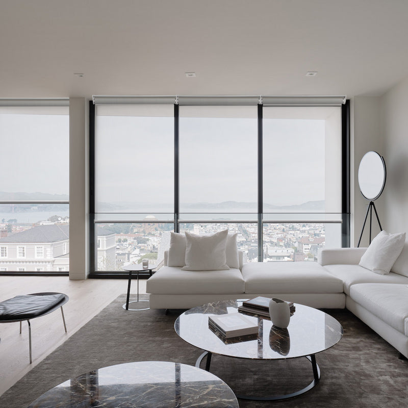 SmartWings Smart Rollos 5% Öffnungsgrad Terrassen- und Balkontür Aventus