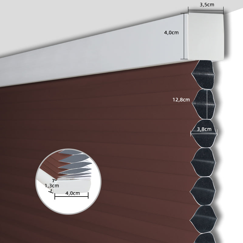 SmartWings elektrische Verdunkelungs-Wabenplissees für Sonnenschutz Hazel