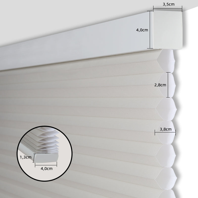 SmartWings elektrische lichtdurchlässige Wabenplissees für Sichtschutz Hazel