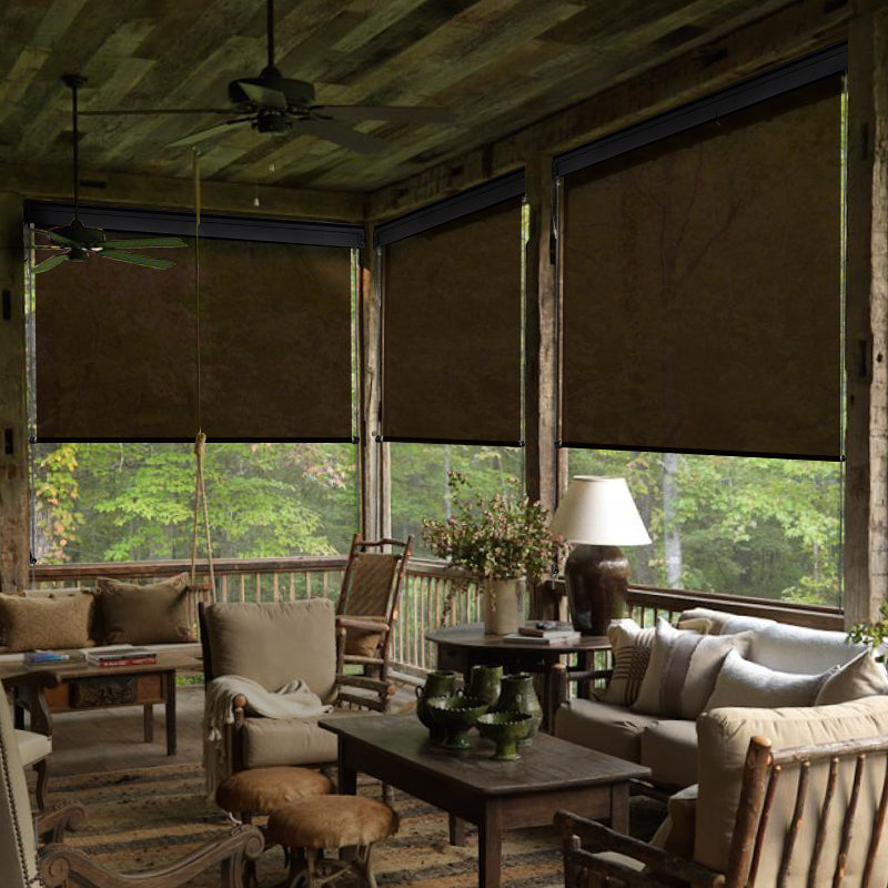 SmartWings elektrische Senkrechtmarkise mit Solar Sonnenschutz 1%3%5% Öffnungsgrad